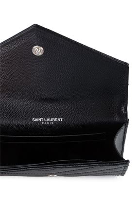 CASSANDRE MATELASSÉ SMALL ENVELOPE WALLET IN GRAIN DE POUDRE EMBOSSED LEATHER Saint Laurent | 414404BOW021000